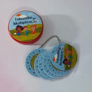 Chaveiro Tabuada - Volta às aulas