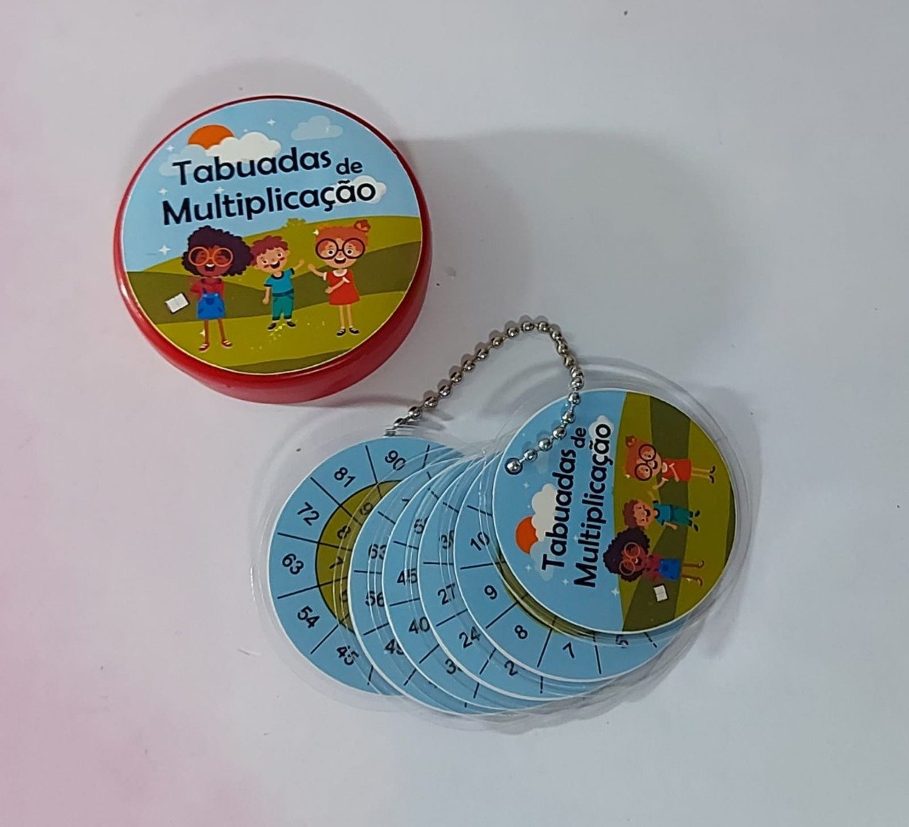 Chaveiro Tabuada - Volta às aulas