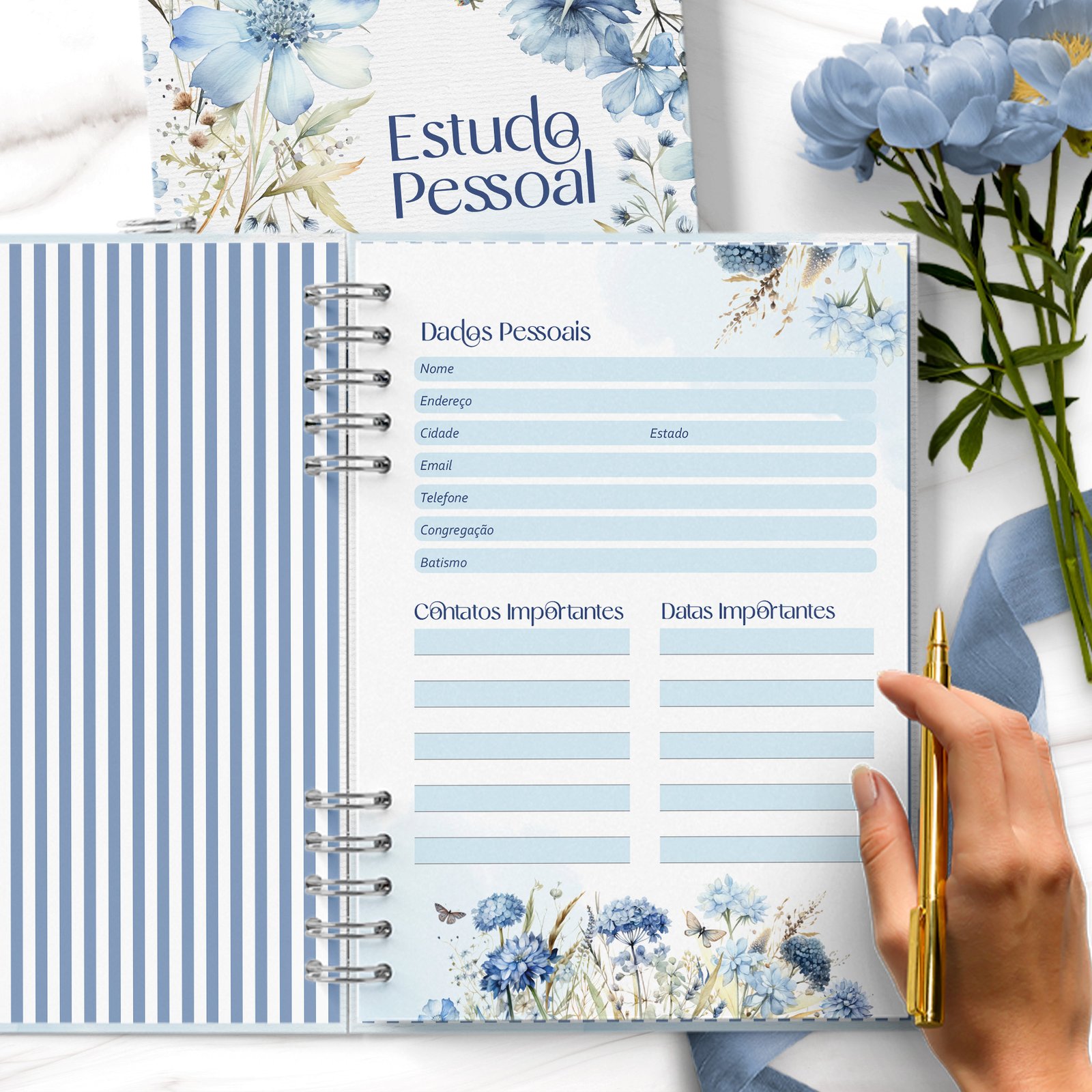 Caderno Para Estudo Pessoal Feminino - Imagem 7